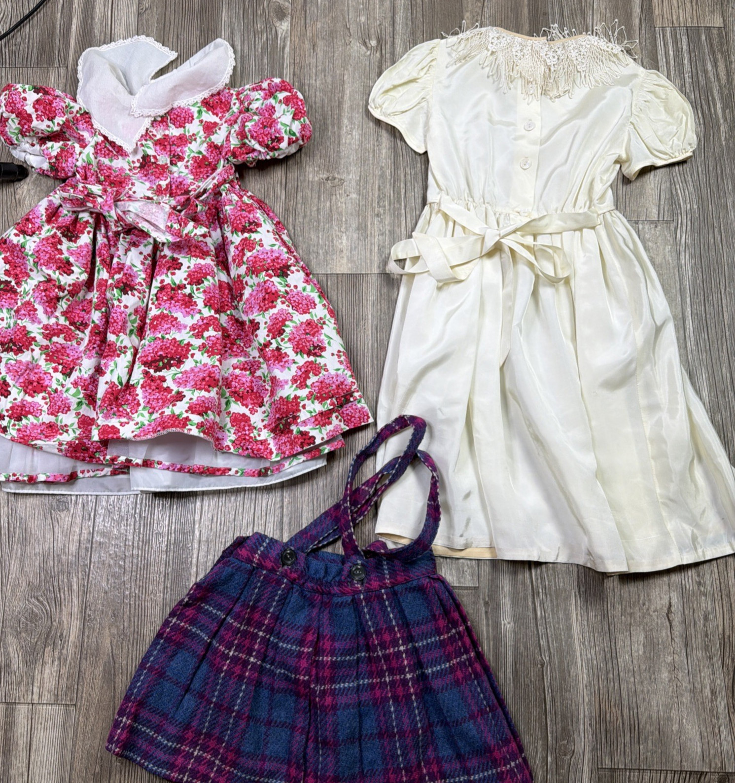Vintage Kids Clothing Lot 50&rsquo;s to 90&rsquo;s Lot of 12 Sizes 3 Mo to 6T READ