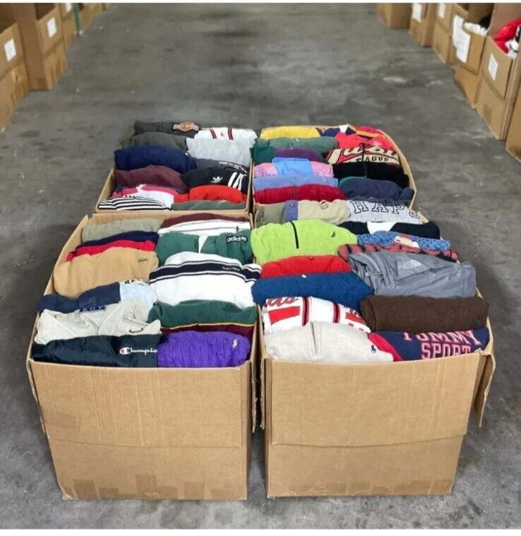 Wholesale Lot Of 50 Pcs mixed Men&rsquo;s Clothes Reseller Consignment Size S,M,L,XL