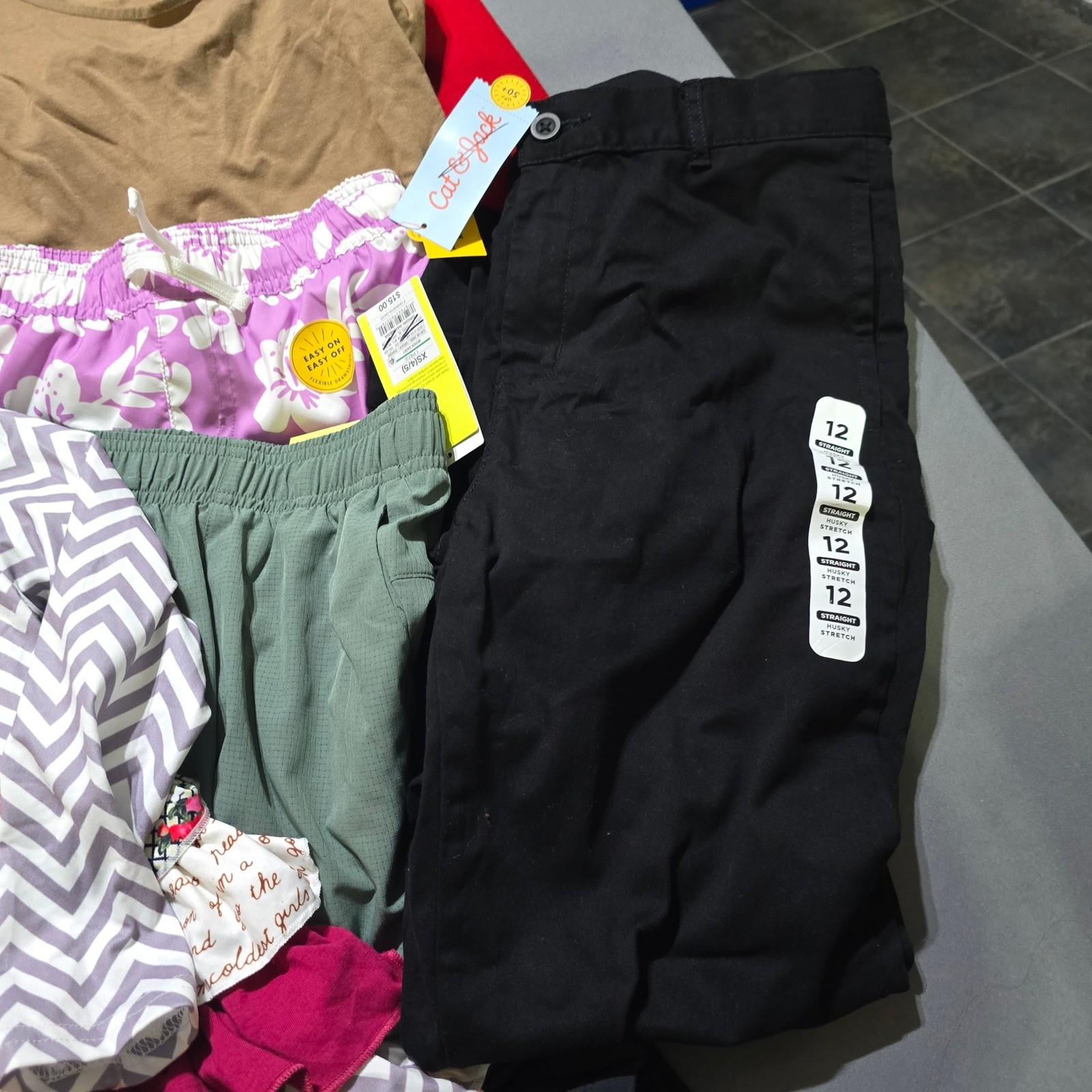 Mixed Brand 14 Clothing Lot Kids Various Sizes Pants Dresses Tops Bundle