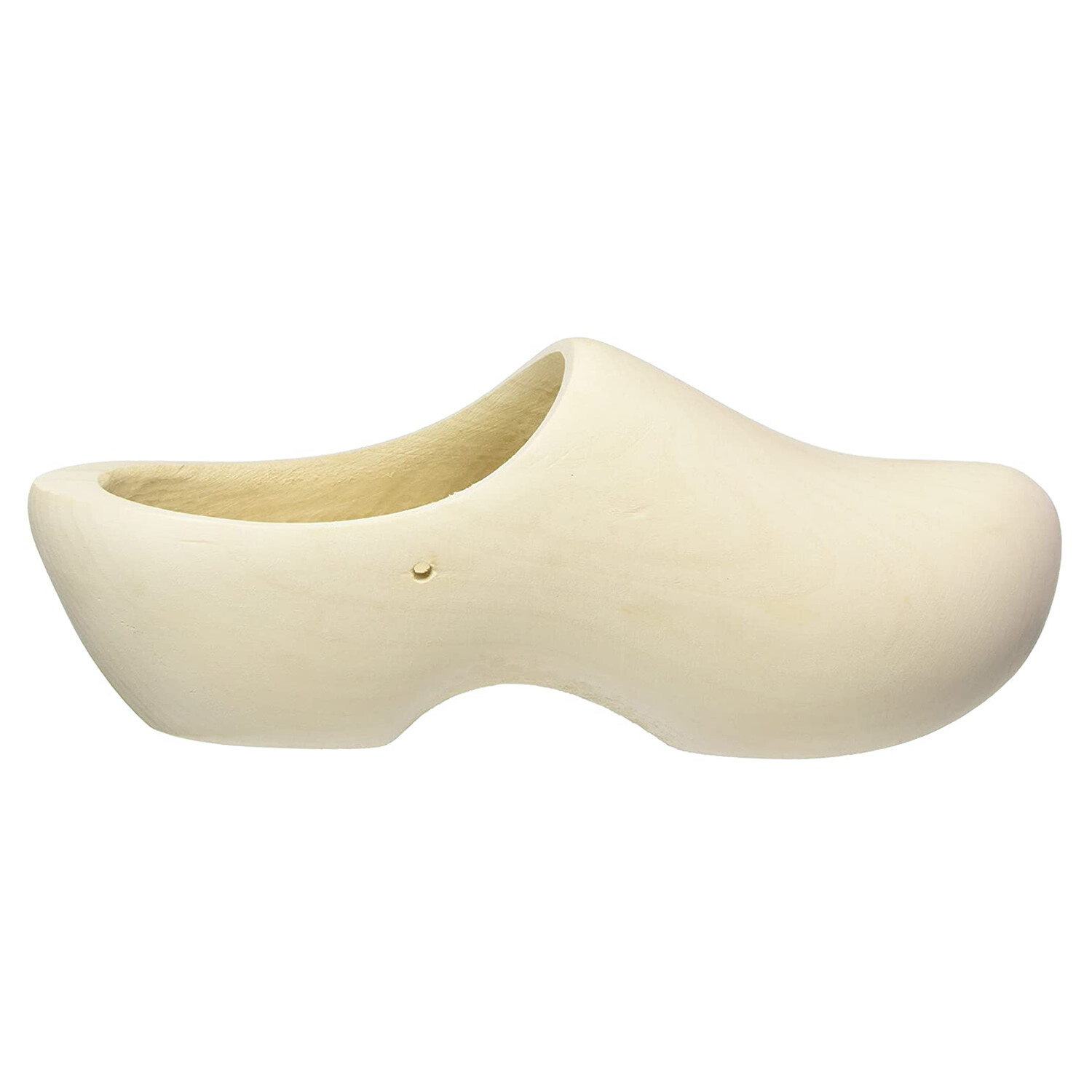 World of Clogs Round-Toe Plain All-Wooden Dutch Clogs