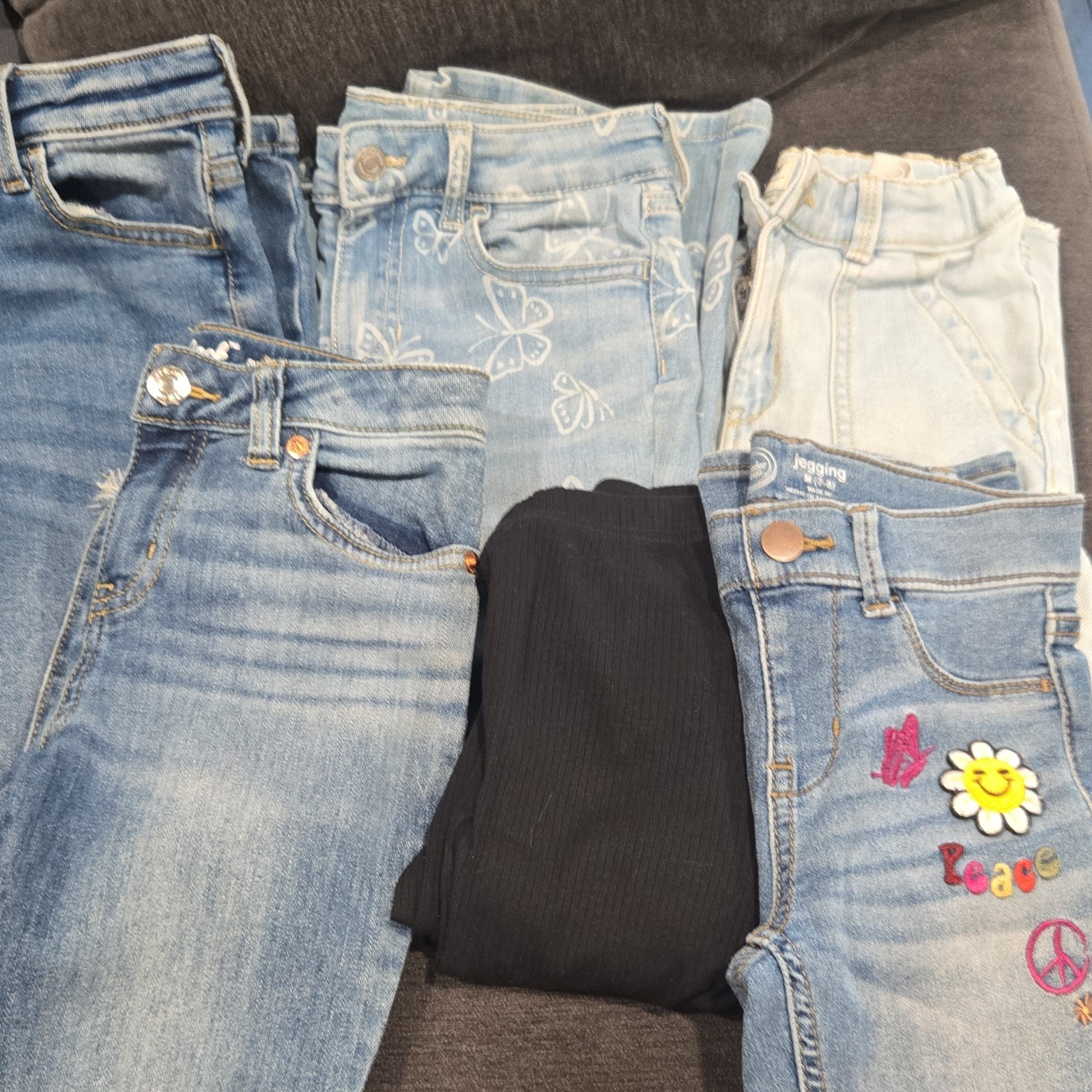 Girls Jeans & Leggings size 7 osh kosh, cat jack, old navy, jumping beans