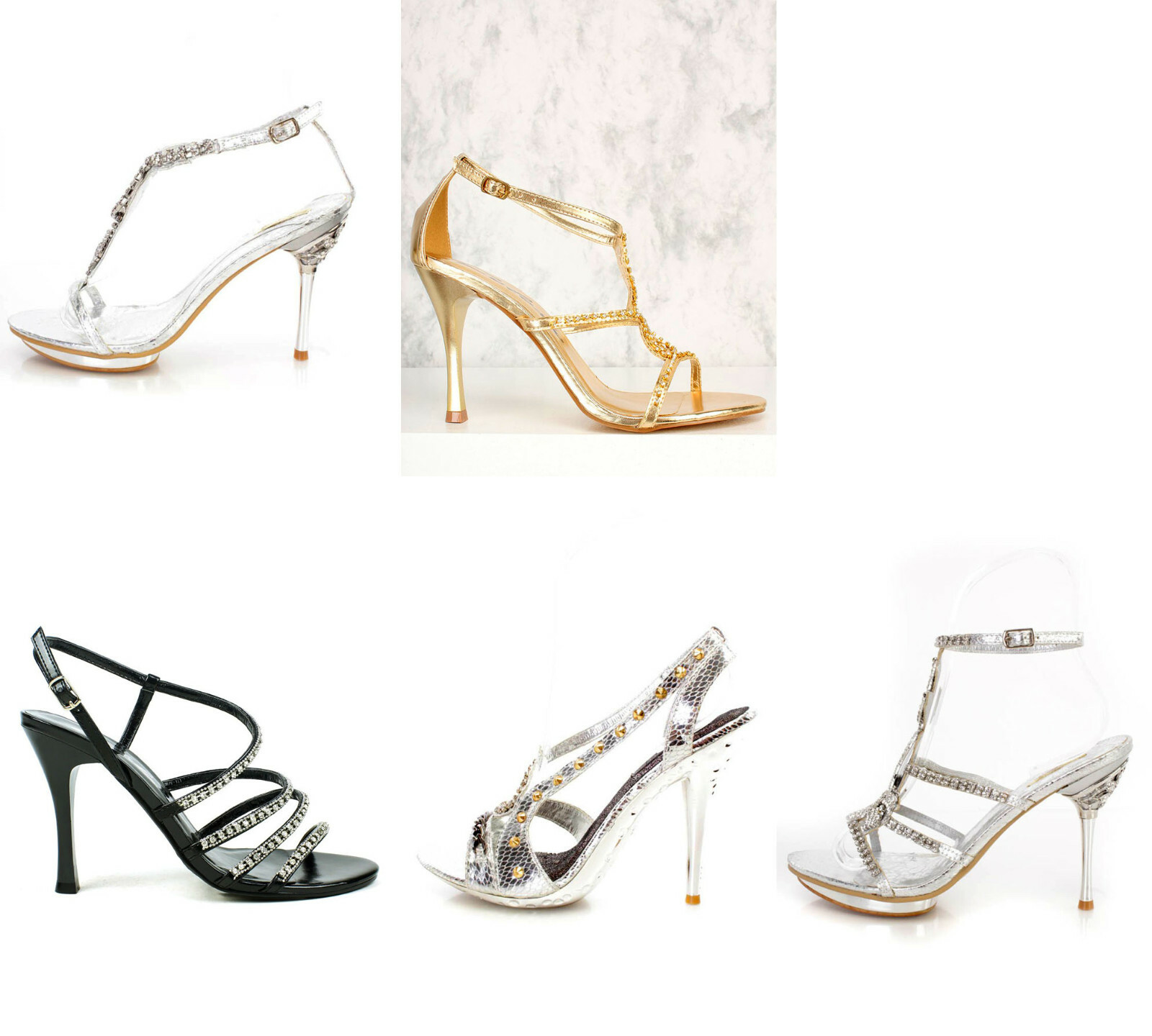Lot 50 Pairs Wholesale Mix Women Shoes Heels Pumps Sandals Earrings 6 7 8 9 10