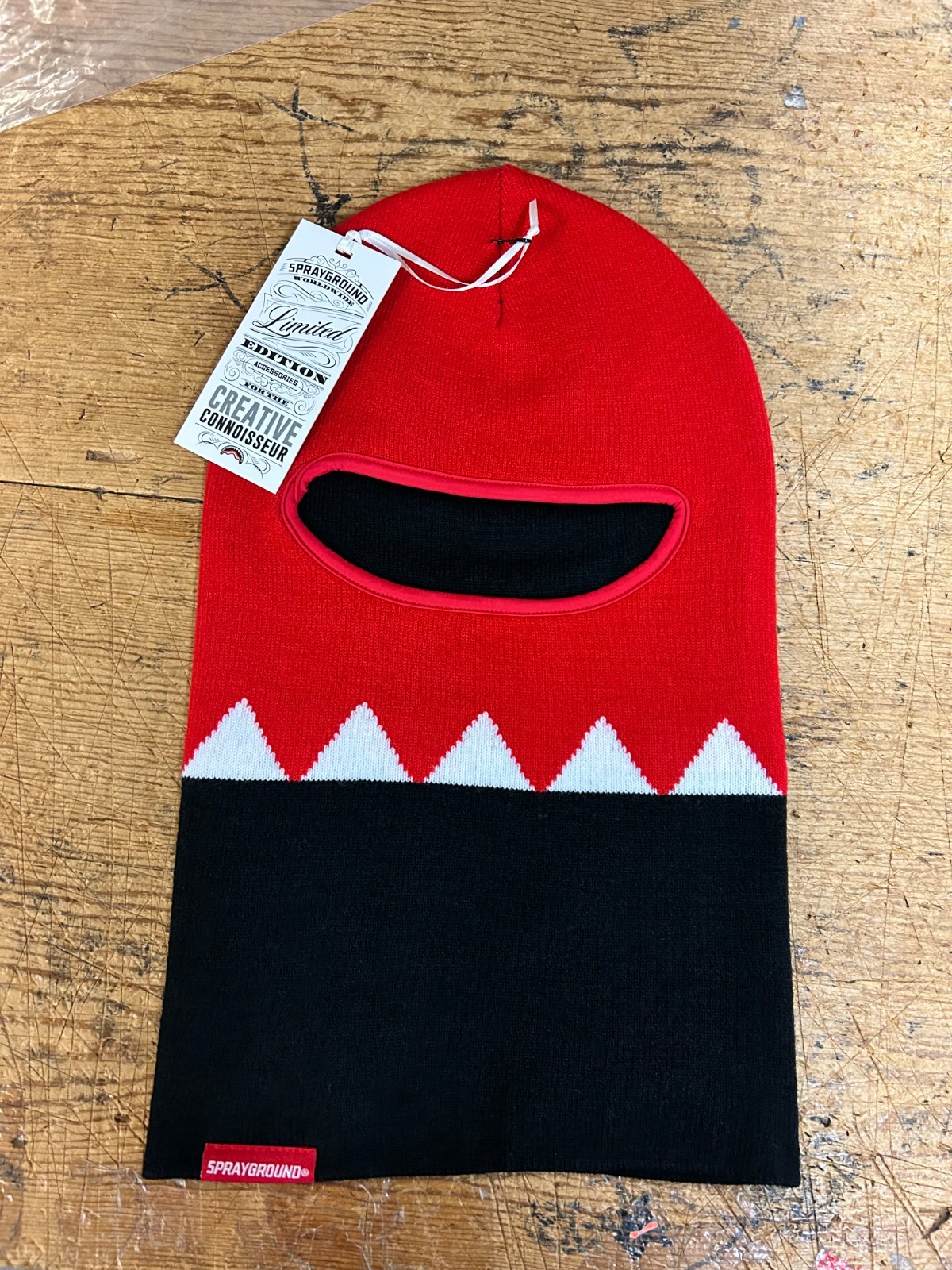 SPRAYGROUND SPLIT BITE SKI MASK HW389 NEW W TAGS IN BAG 1 SIZE