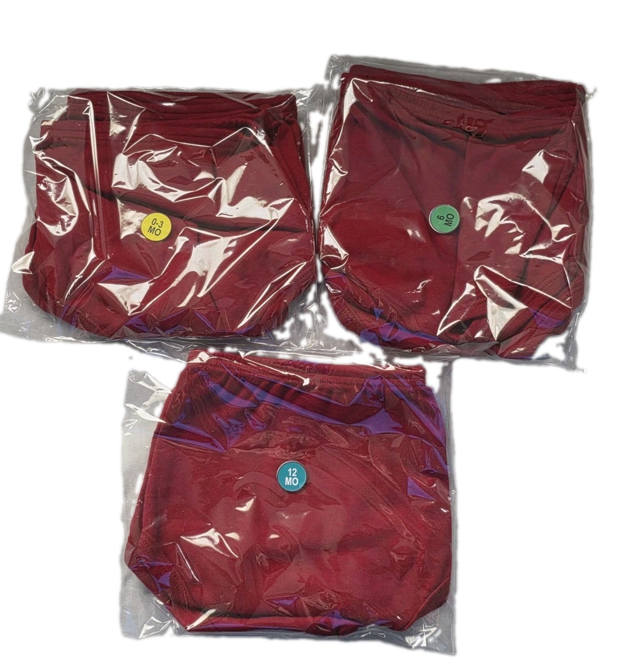 Lot Of 12 Infant Cloth Diaper Covers Unlined Assorted Sizes-0-3, 6 & 12 Month