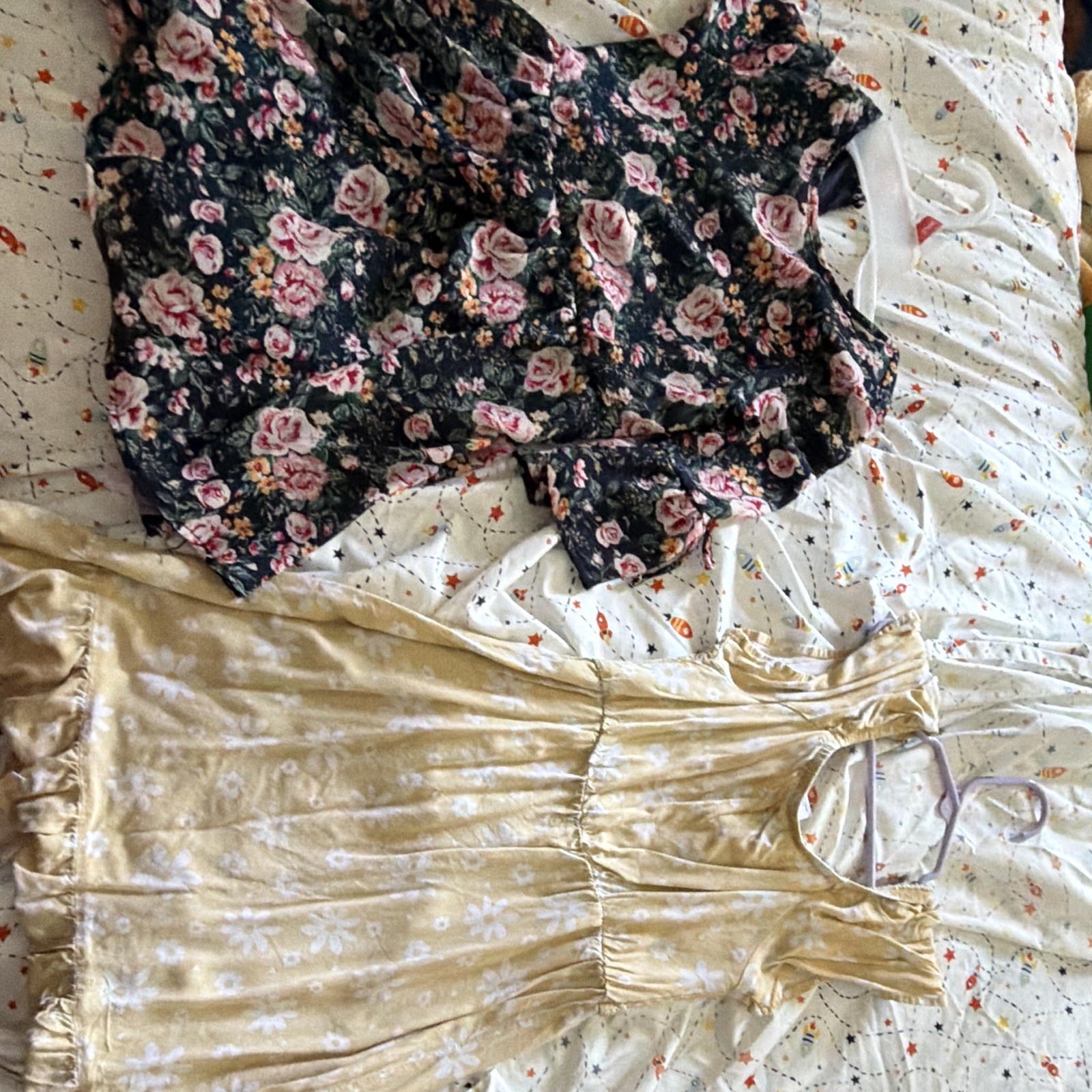 Girl Dress Lot of 6 size 6/7 yearsCotton Blend Floral Polka Dot