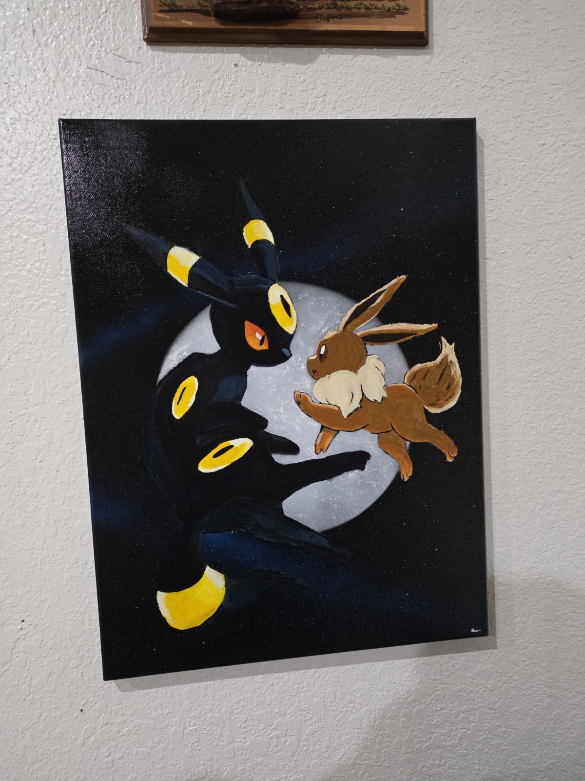 Father&rsquo;s Love: Umbreon Protecting His Eevee Girl