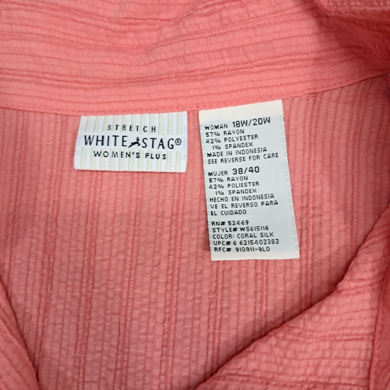 White Stag Women&rsquo;s Lot Of 4 Button Up Shirts Multicolor Size 18W/20W