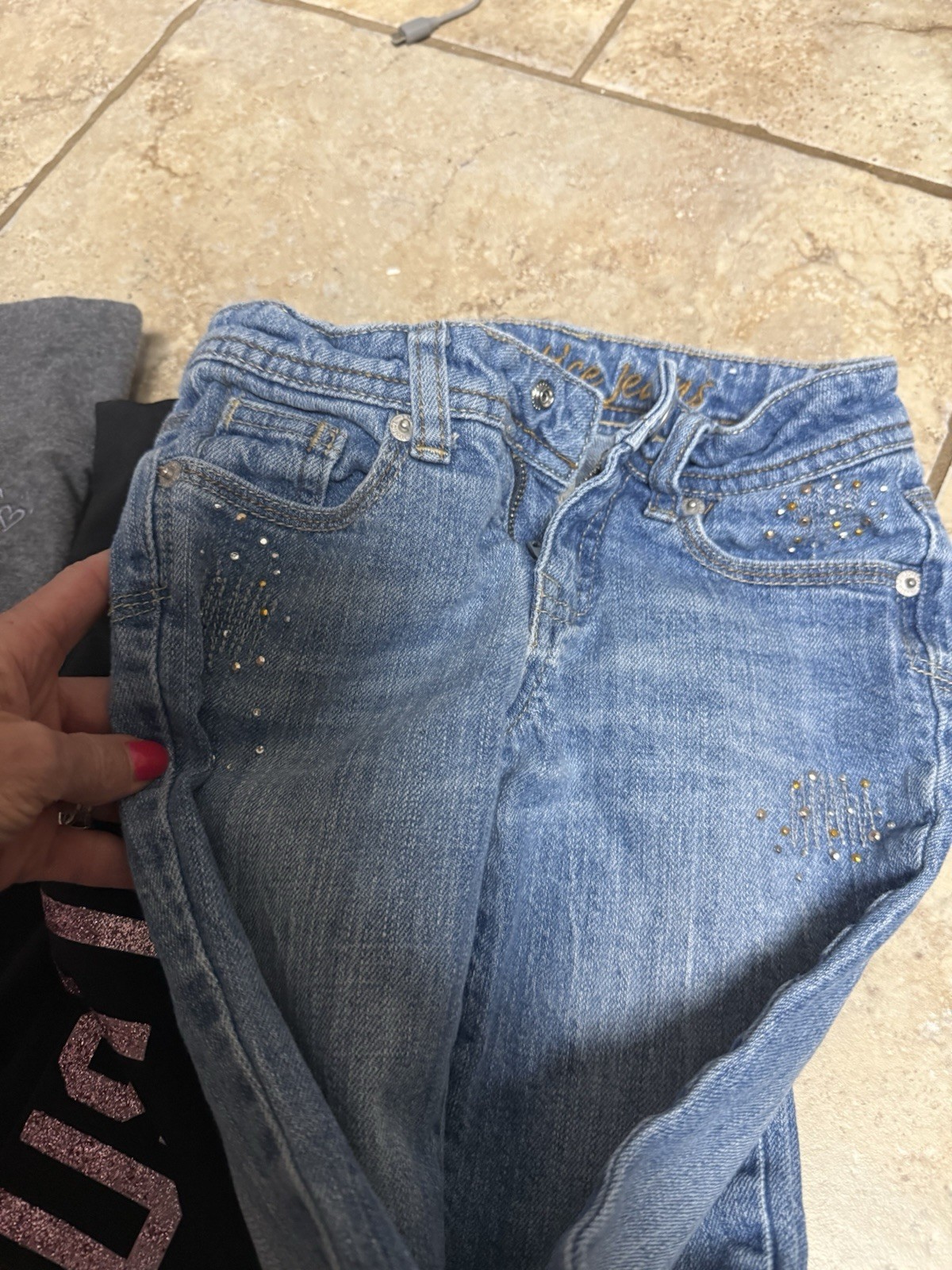 Girls 8/10 Justice lot/Abercrombie 13 pieces See pics cute lot tops and bottoms