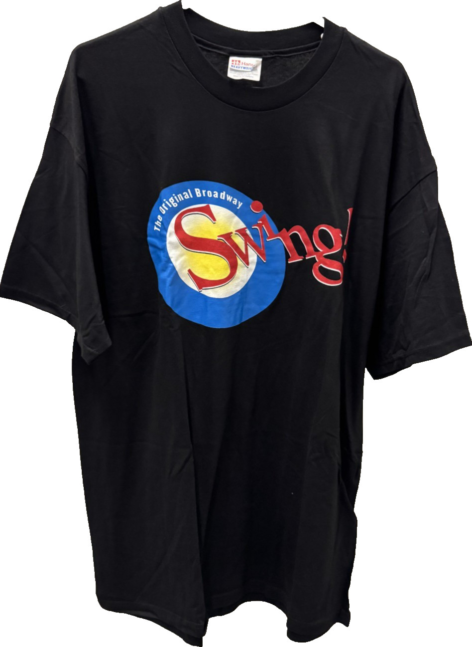 The Original Broadway Swing!, Black T-Shirt, S/S, XL