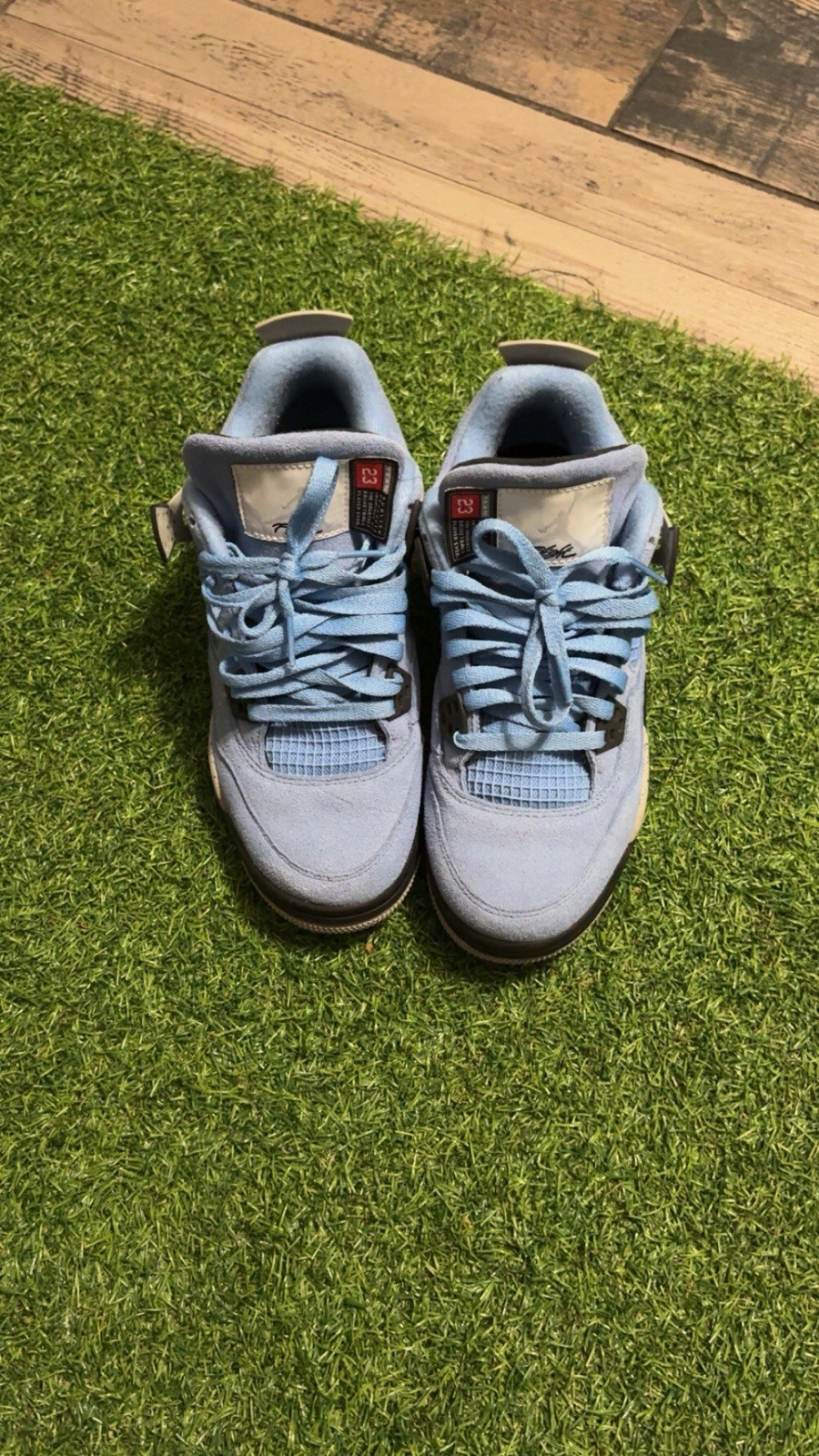 Nike Jordan Unisex Baby Shoe Lot Air Jordan 4 Leather Colorblock 0-3M