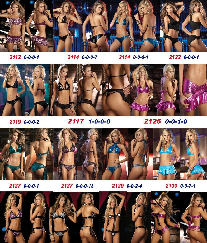 Lot 150 Pcs Wholesale Sexy Bikini Lingerie Gogo Rave Dance Club Wear S M L XL