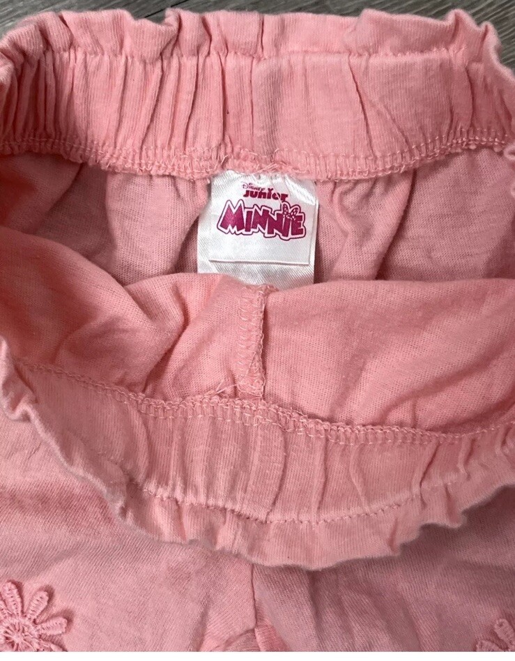 Girl 2 2T Disney Pink Shorts Cat Jack Dress Tea Collection Purple Dot Top LOT 3