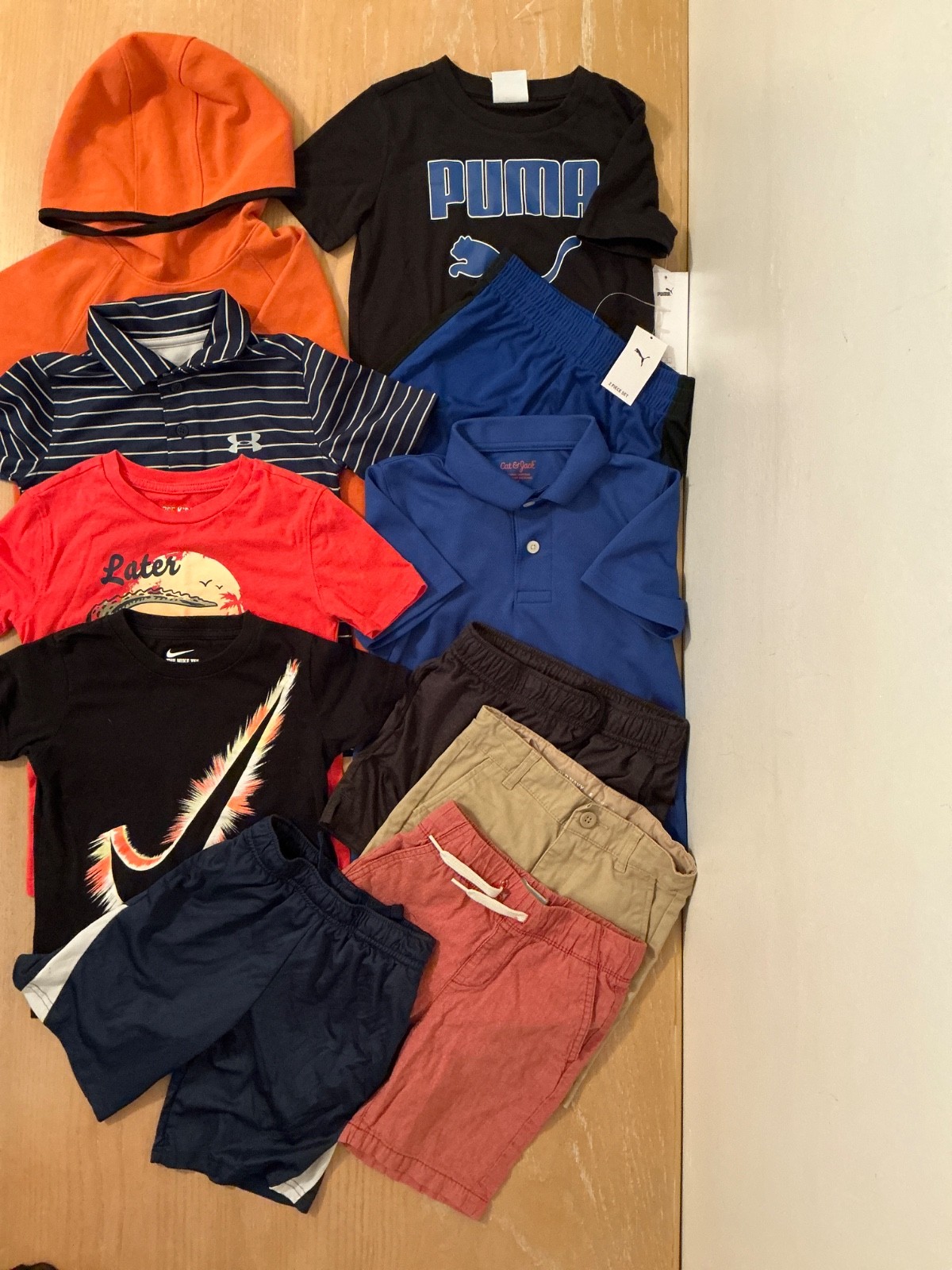 Puma Old Navy Nike Jumping Beans Others Boys Clothing Lot of 11 (2 New) Size 5