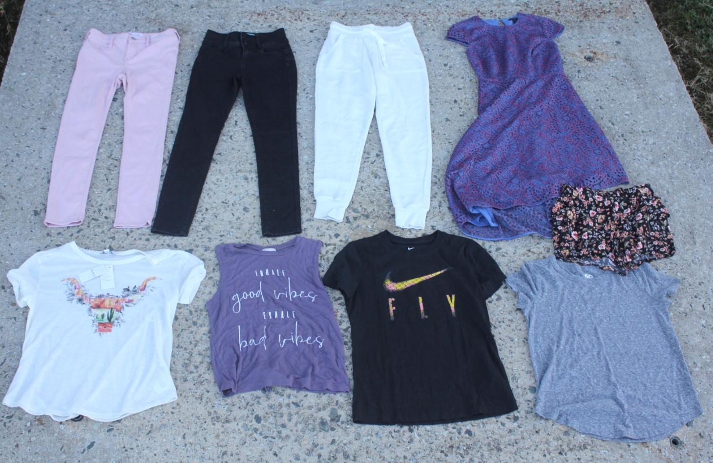 Womens Clothing Lot Size XSmall Mixed 9 Pc Variety Shirts/Pants 0/00 Petite READ