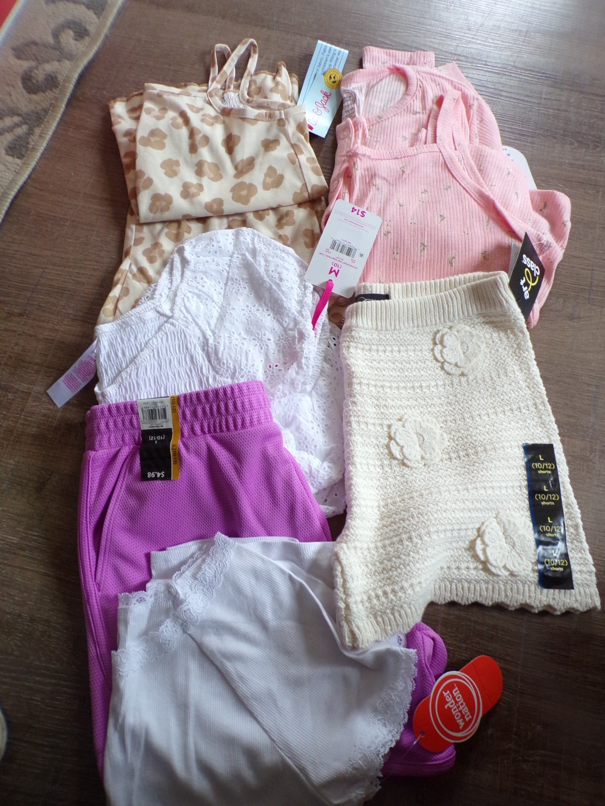 Girls Size 10/12 Beautiful Lot of Summer Clothes-New with Tags