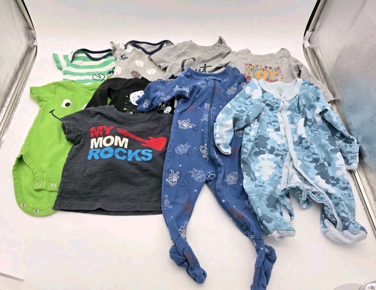 9 Piece Lot Of Baby Boy Clothing, Size 3 Months, Disney, Carters, Babygap, Circo