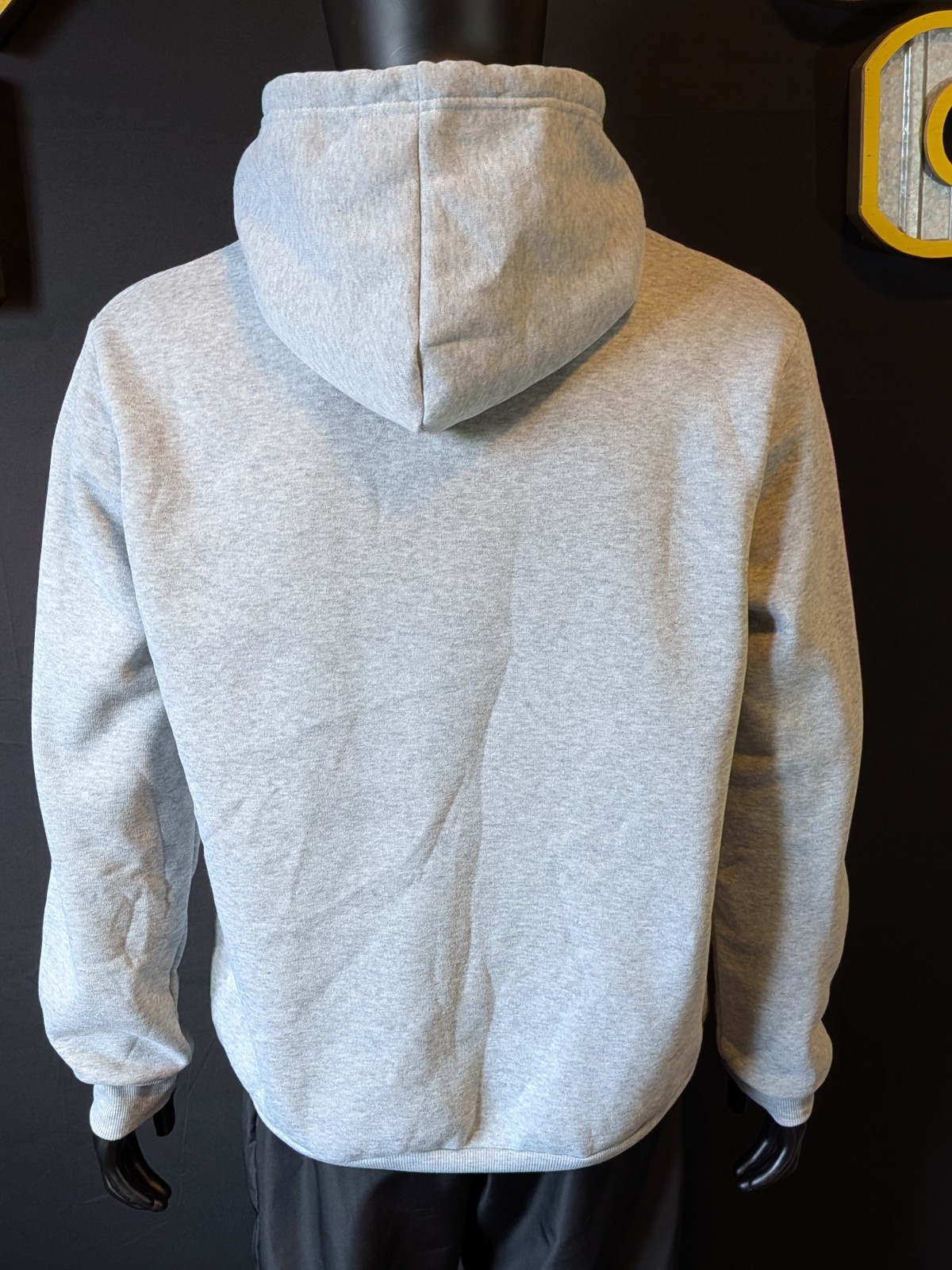 65 Black and Grey Pull over Hoodies with pockets (wholesale)