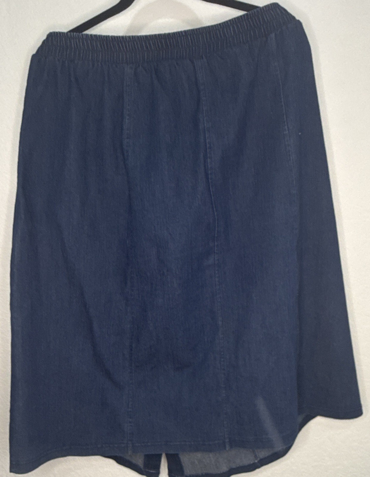Alison Daley 22W Denim Skirt & SONOMA Goods for Life 2X Floral Button skirts