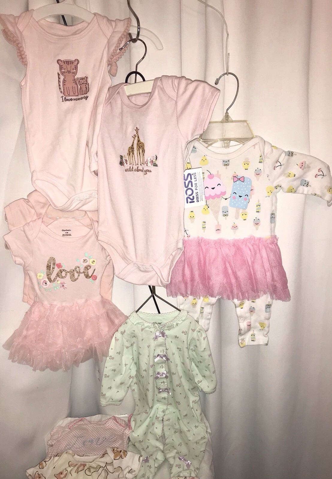 Lot-10 Carter&rsquo;s Hello Kitty Gerbers TuTu Infant Girl Clothing Assorted Size 3-9M