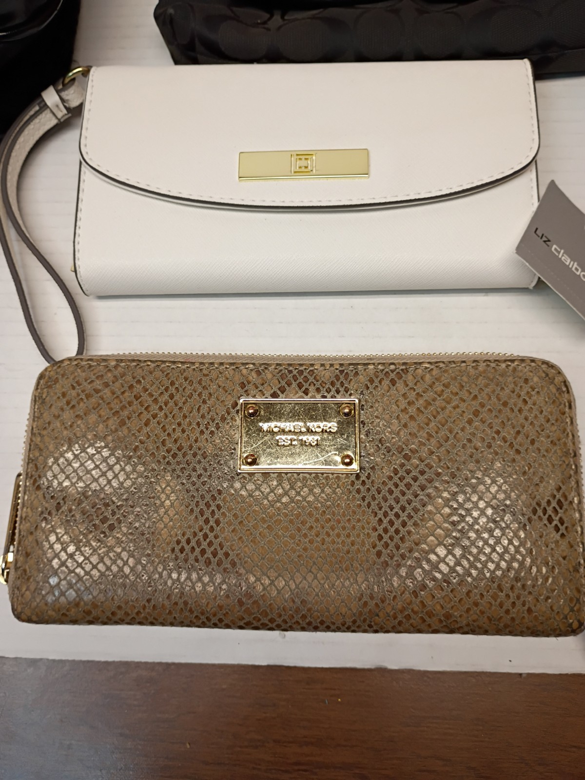 Coach, Michael Kors, BCBG Paris, Liz Claiborne Mixed Handbag Lot, Logo