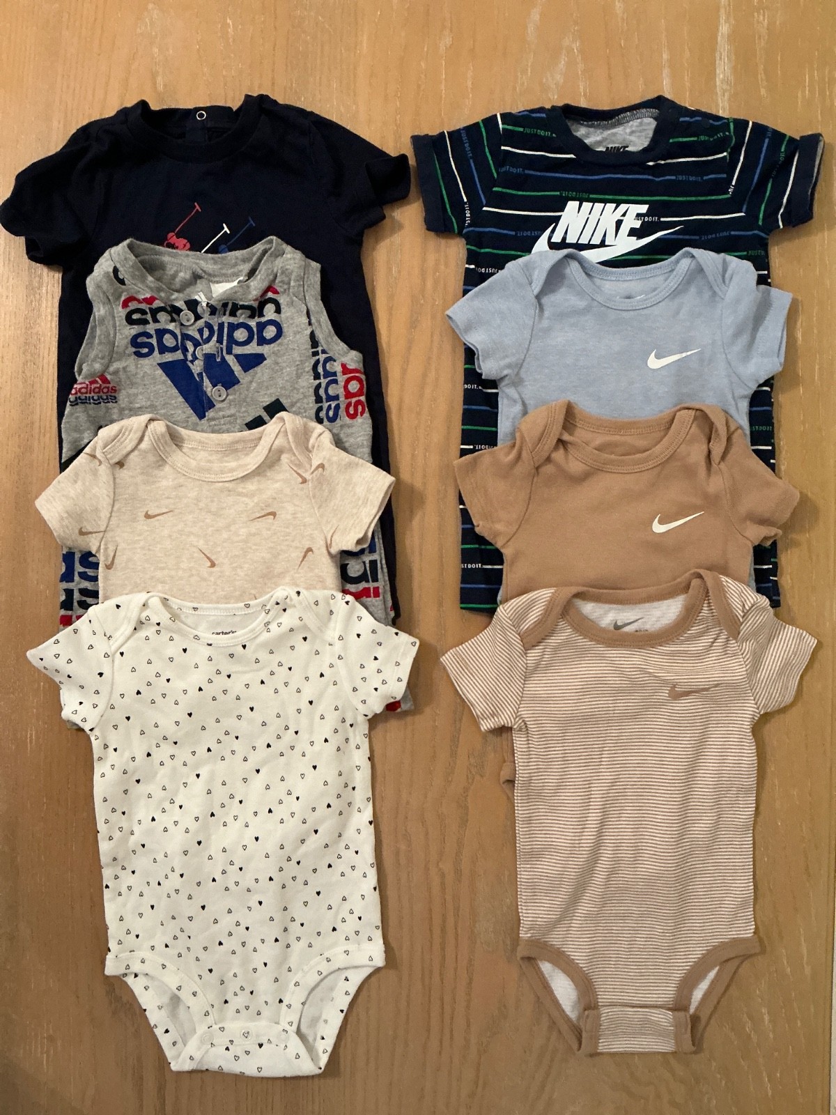Nike Polo Ralph Lauren Adidas Carter Infant Boys Clothing Lot of 8 Size 9 Months