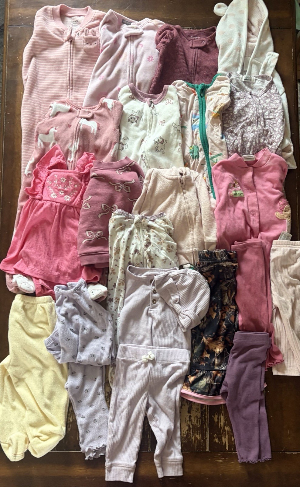 Gently used 6 month baby girl lot of clothes