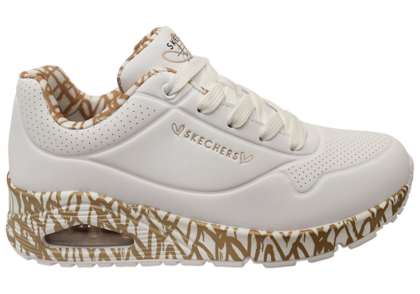 Womens Skechers Skechers X Jgoldcrown Uno Loving Love Shoes – ModeShoesAU