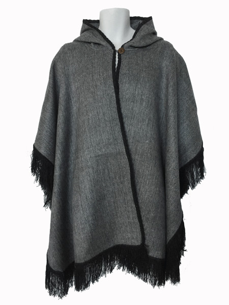 WHOLESALE LOT OF 10 SOFT & BEAUTIFUL ALPACA HOODED QUINCHUQUI PONCHOS 10V