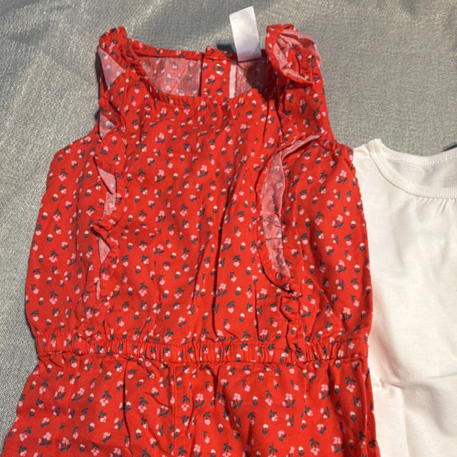 Carter&rsquo;s Toddler Girl 3T Lot Tops Striped Jumpsuit Floral Romper Skort NWT