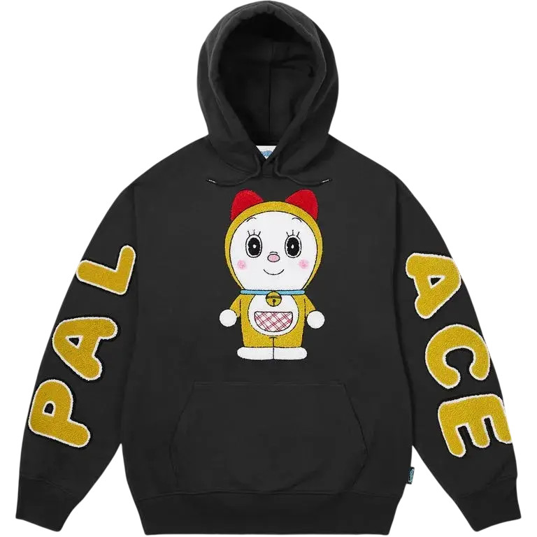 Size M – Palace Doraemon Hood Black (Dorami)
