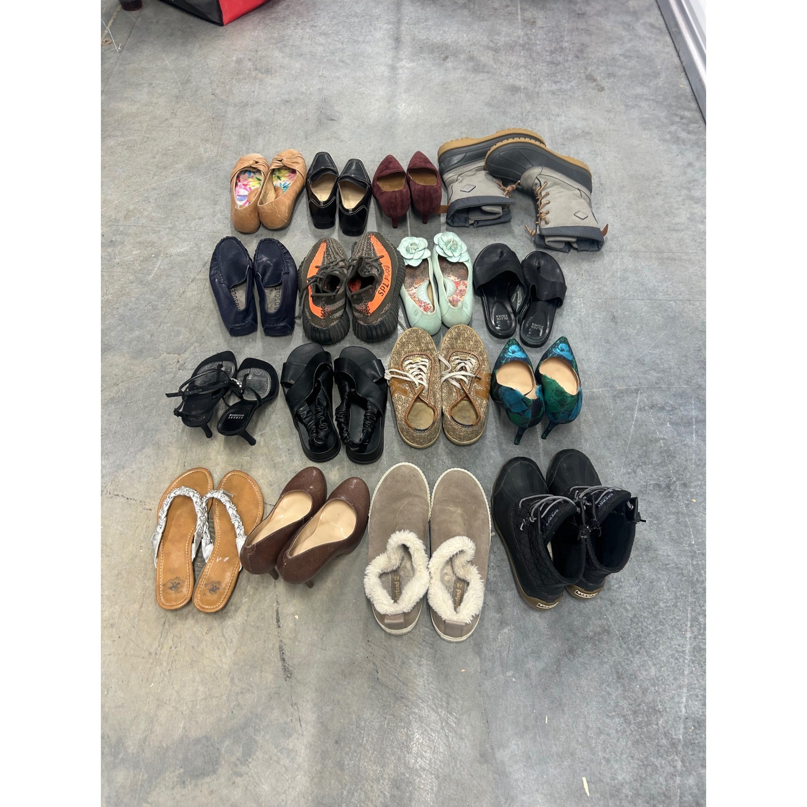 Coach, Stuart Weitzman, Sperry Women&rsquo;s Shoe Reseller Box Lot 16 Pairs