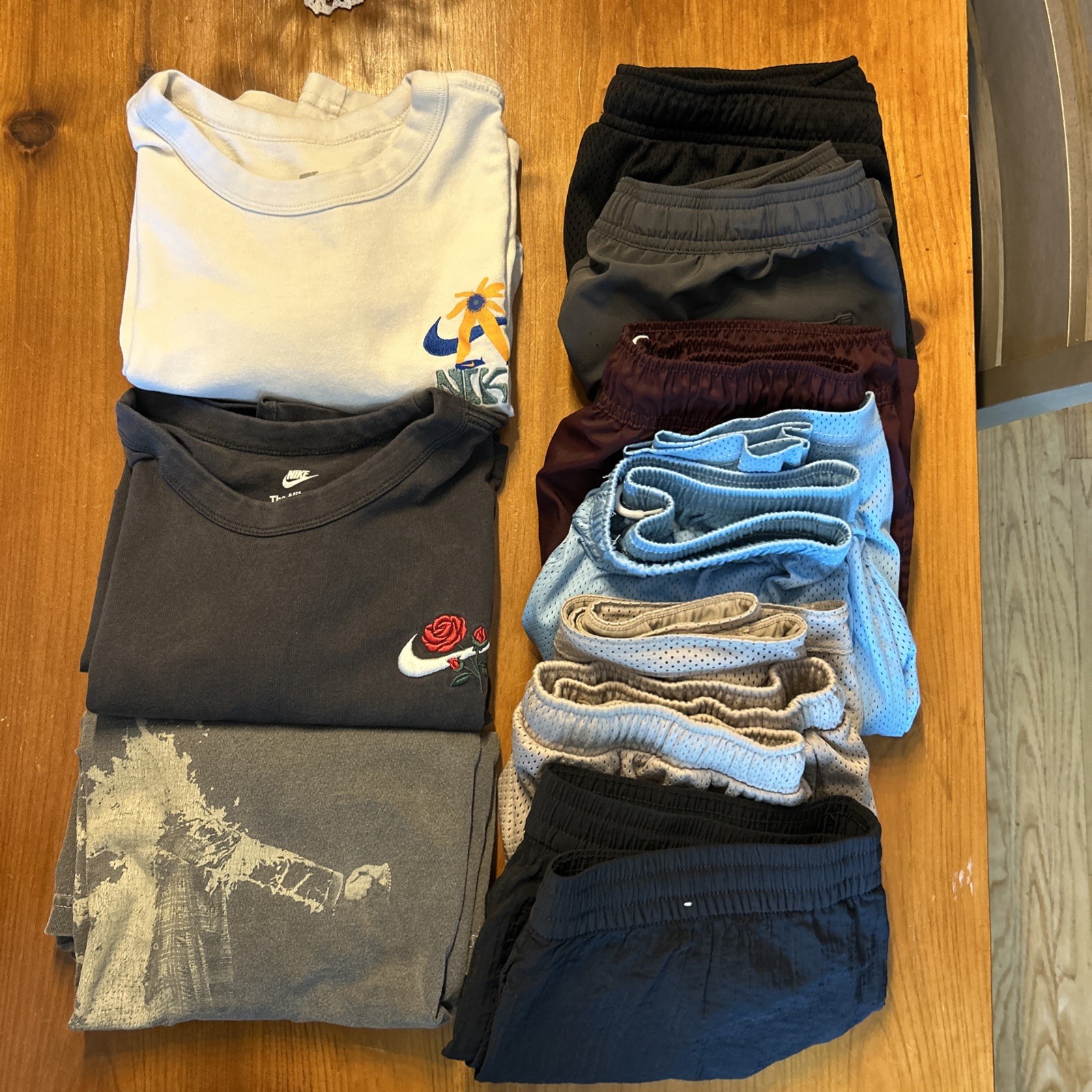 Mens Sz Med & Small Clothing Lot 6 Shorts & 3 Tshirts Nike DSG FLX H&M PacSun