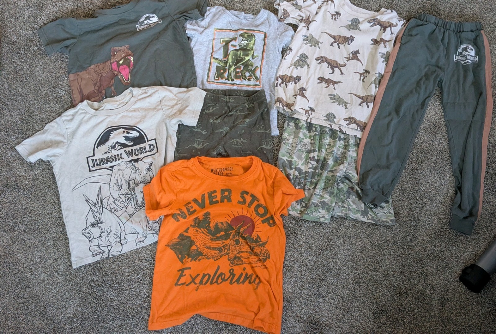 Boys. Size 7. Dinosaur Lot. 8 Pieces