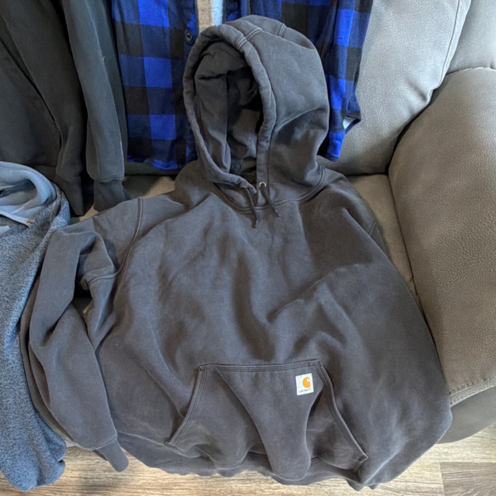 Carhartt Eddie Bauer Merona Carbon Men&rsquo;s Clothing Lot 2XL Tall XXL Plaid Solid