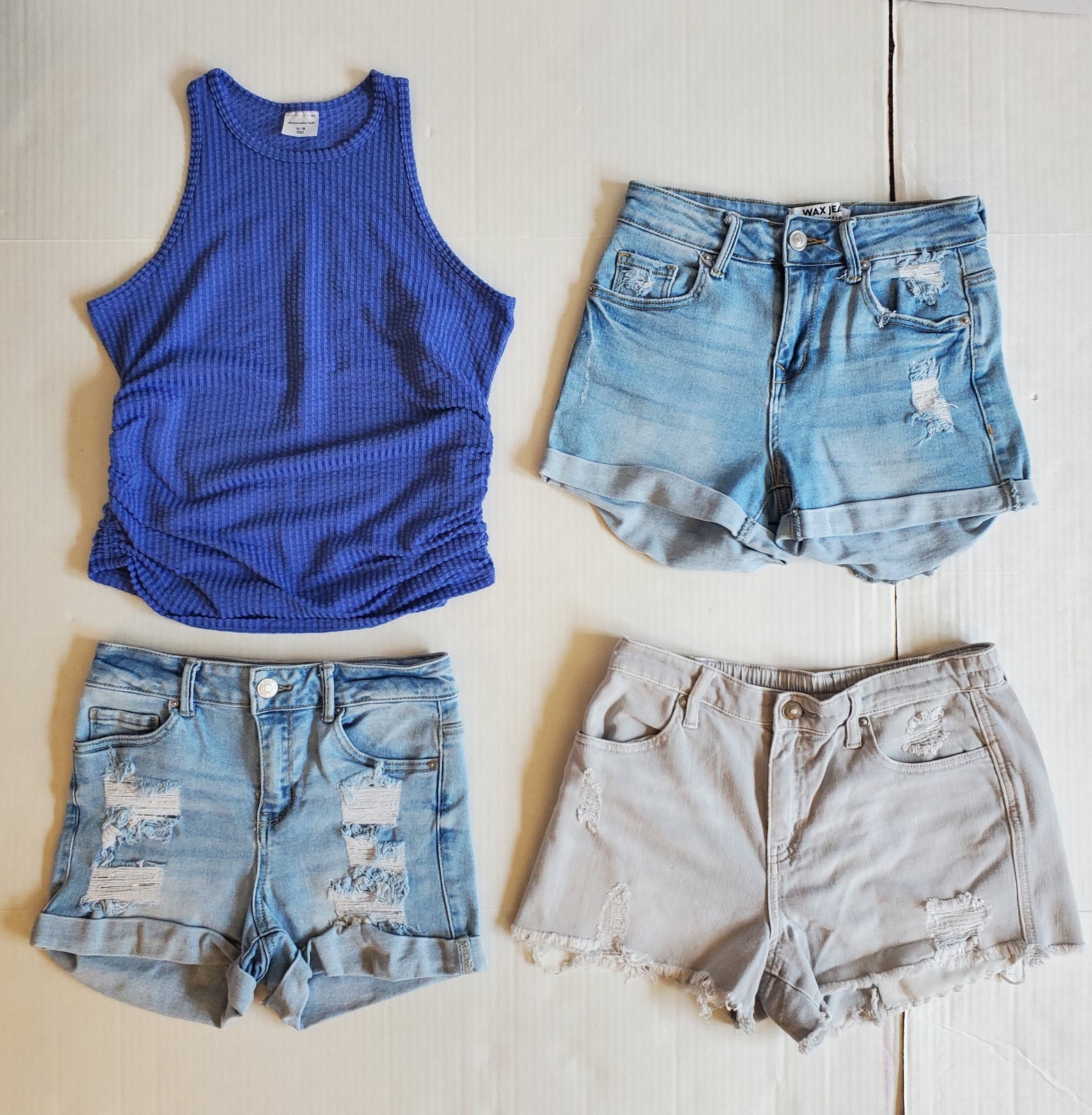 Girls Teen Clothes Lot XL 16 18 Summer Tops Shorts Rompers Dresses T Shirt 22 pc