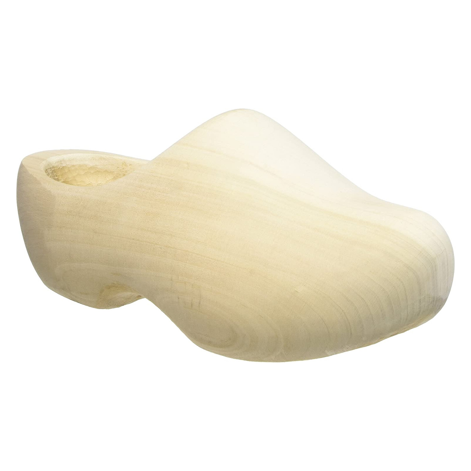 World of Clogs Round-Toe Plain All-Wooden Dutch Clogs