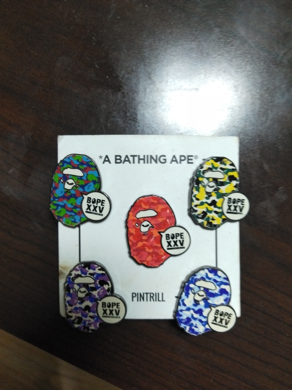 *A Bathing Ape® Pintrill (Set Of Five)