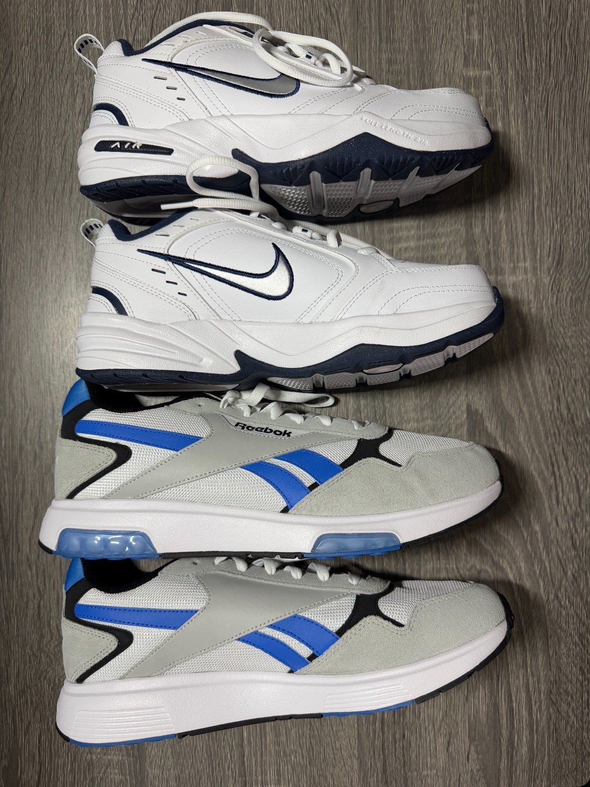 2 Pairs of Sports Shoes | 1 Men&rsquo;s Size 12 Reebok | 1 Women&rsquo;s Size 7 Nike | New