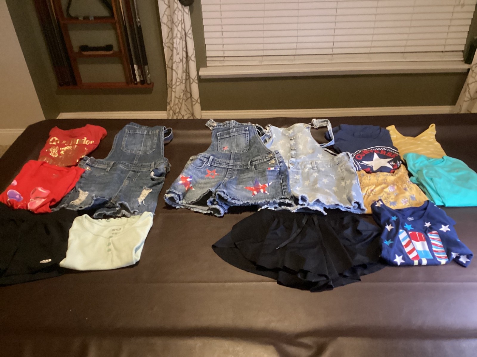 Girls lot of clothing Left 5 size 8 right 8 size 10-12