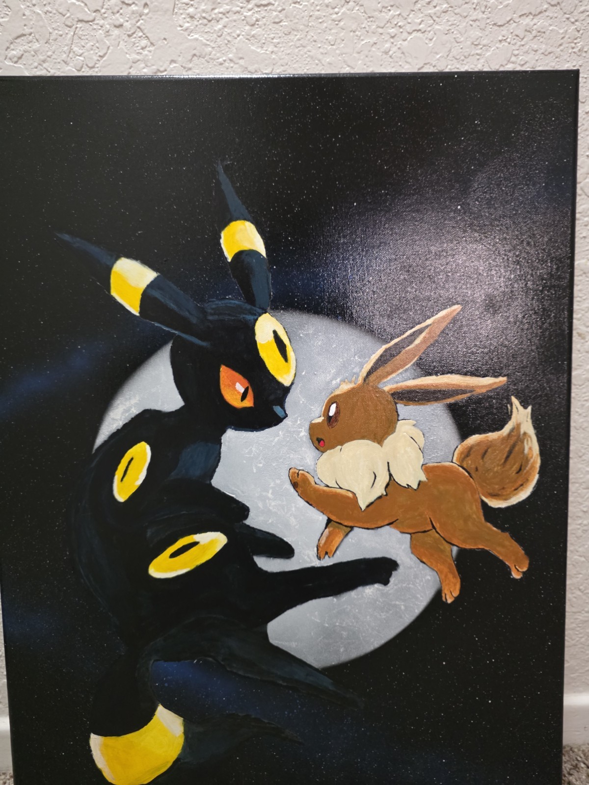 Father&rsquo;s Love: Umbreon Protecting His Eevee Girl