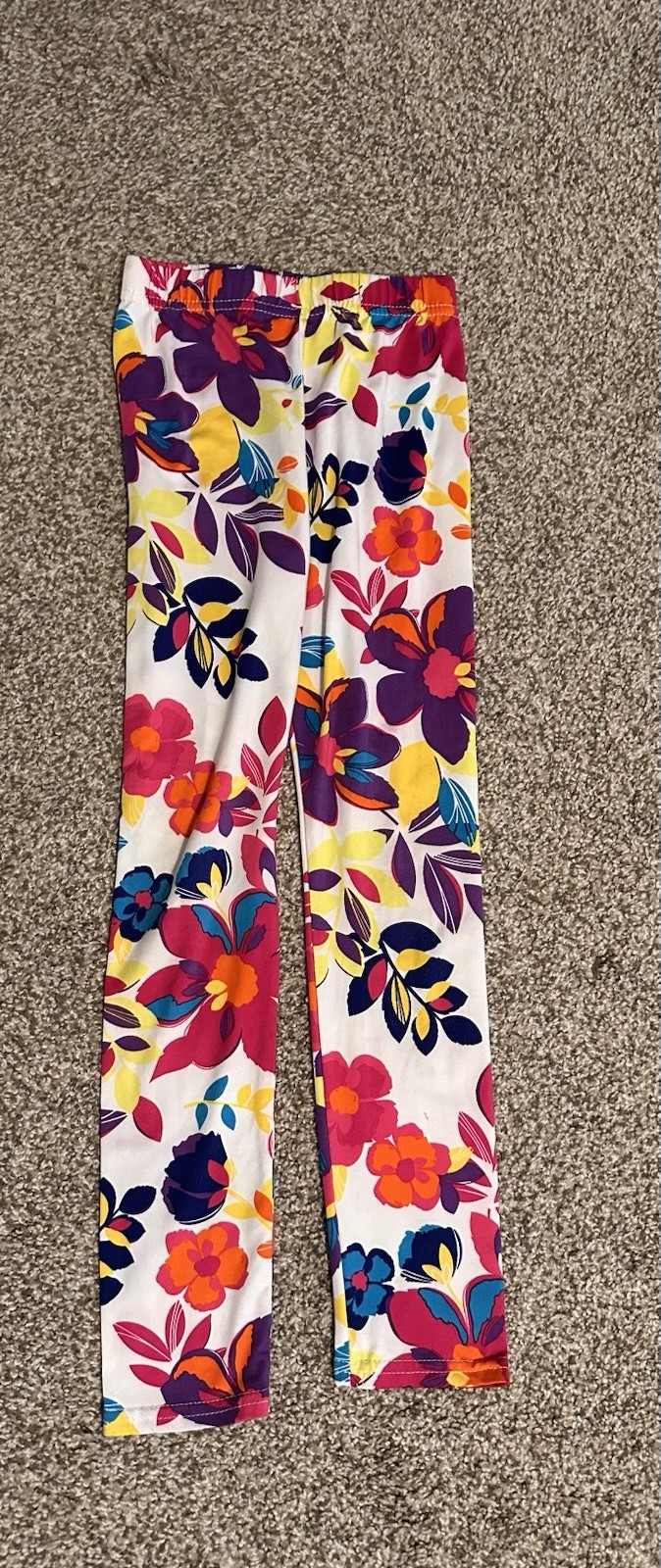 Girls Youth Size 7-8 Leggings. Lot of 9. Very Nice! Pre-owned. Great Condition