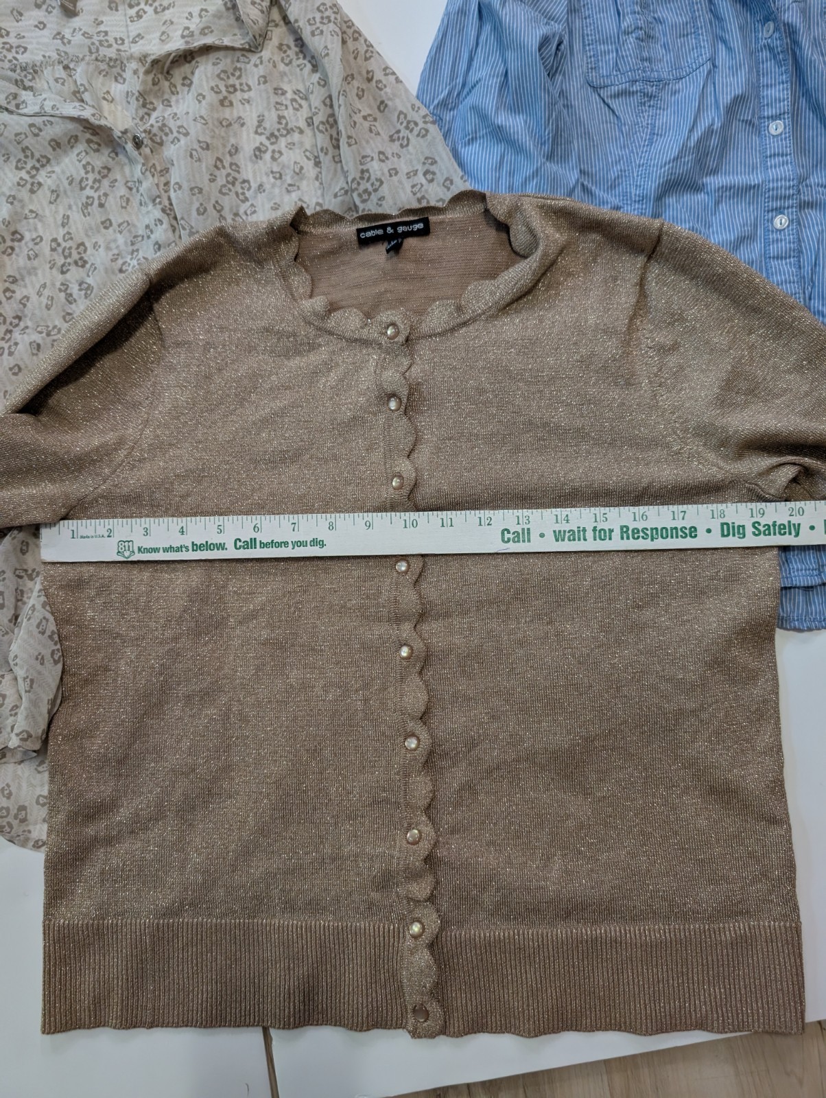 5 Piece Work Office Blouses Shirts Cardigans Large Women Banana Republic Talbots