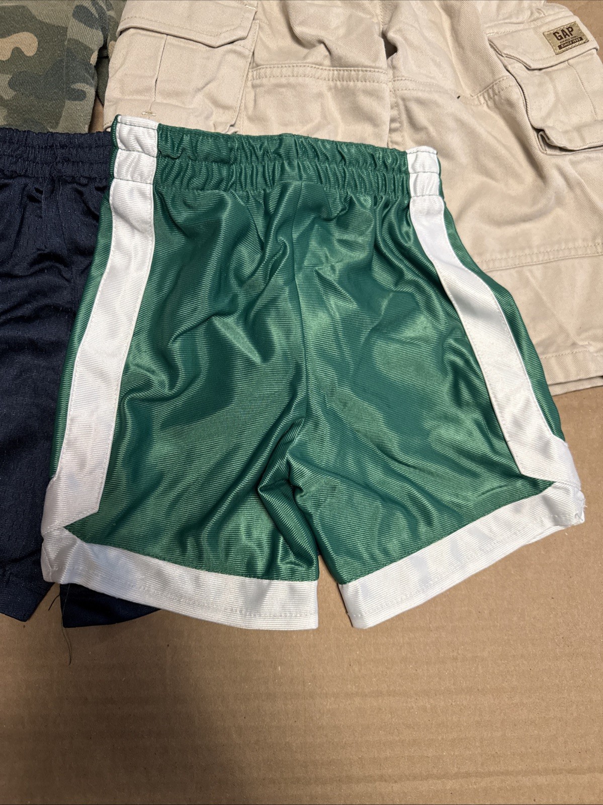 Baby Boys Sz 18 Month Lot Of 2 Pants & 3 Pairs Of Shorts Mix N Match- H