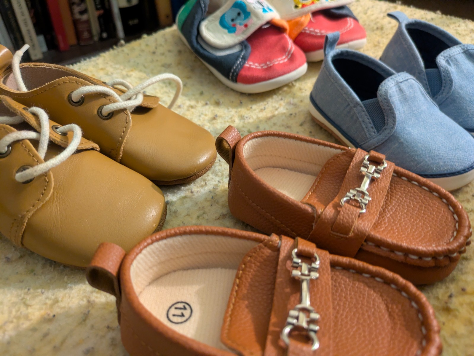 Lot of 9 Baby Shoes – Sizes 3 and Down