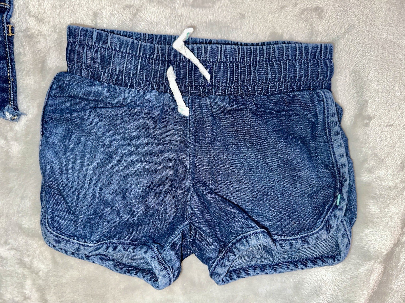 Toddler Girl 2T Denim Blue Jean Shorts Lot of 3 Cat & Jack Lee Granimals