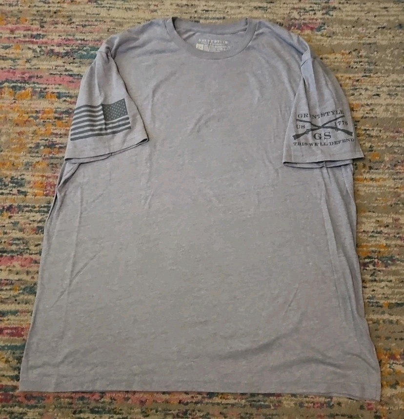 Lot of 4 Grunt Style Basic & Graphic T-Shirts Military Theme in Men&rsquo;s size 2X