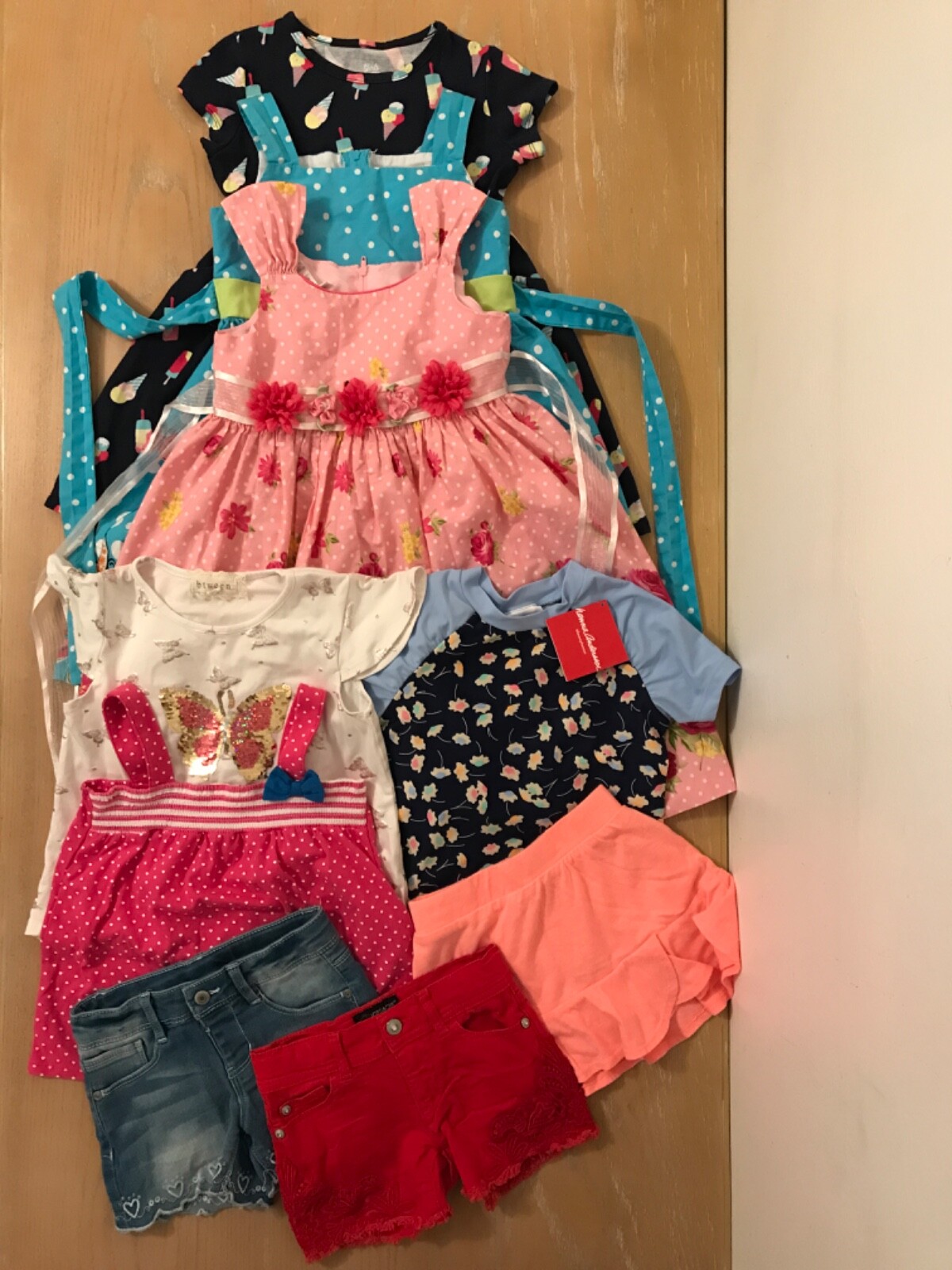 Bonnie Jean, Rare Edition, Others Girls Summer Clothing Lot of 9 (1 New) Size 5