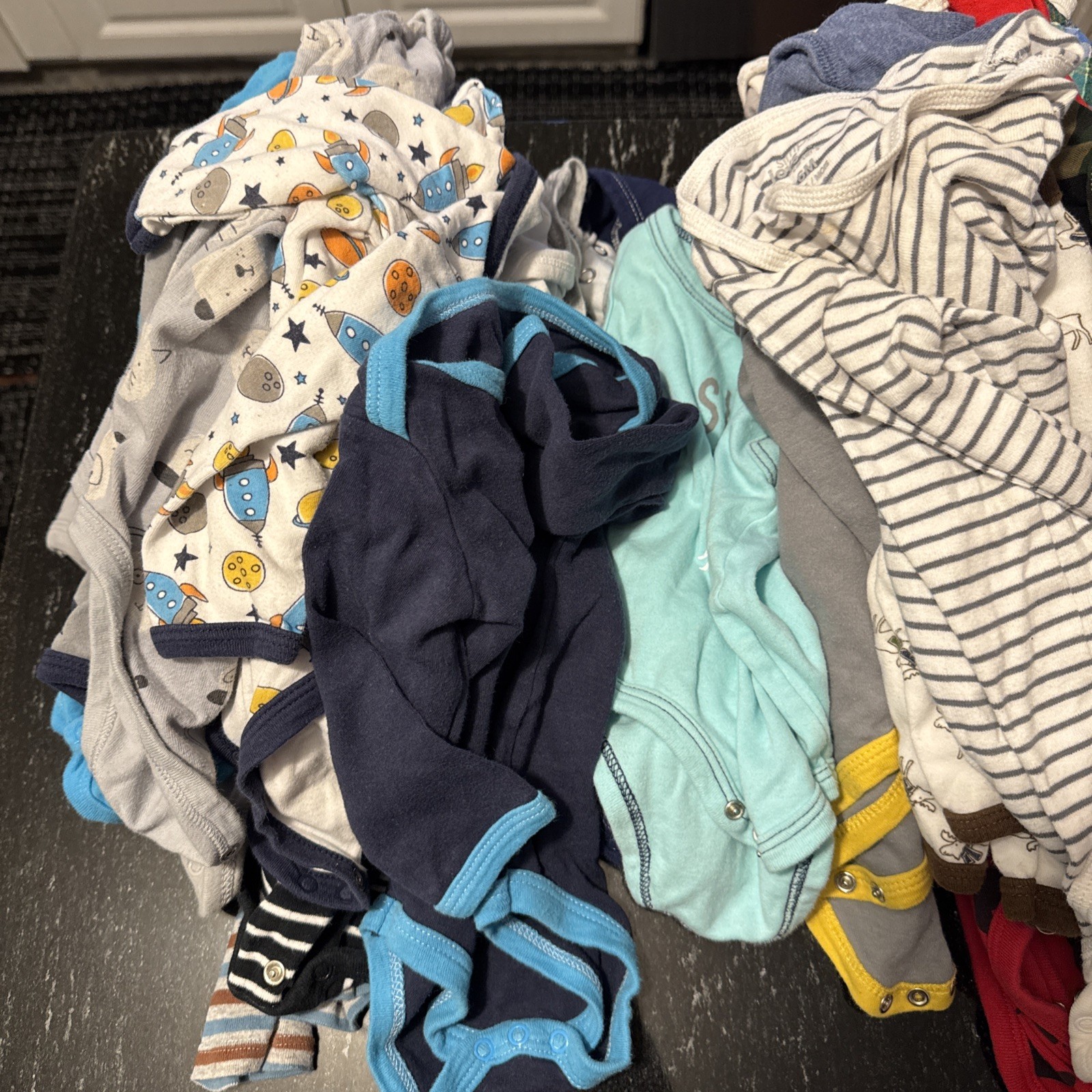 66 Piece 6-9 Months Baby Boy Mixed Clothes – Carters Gerber Koala