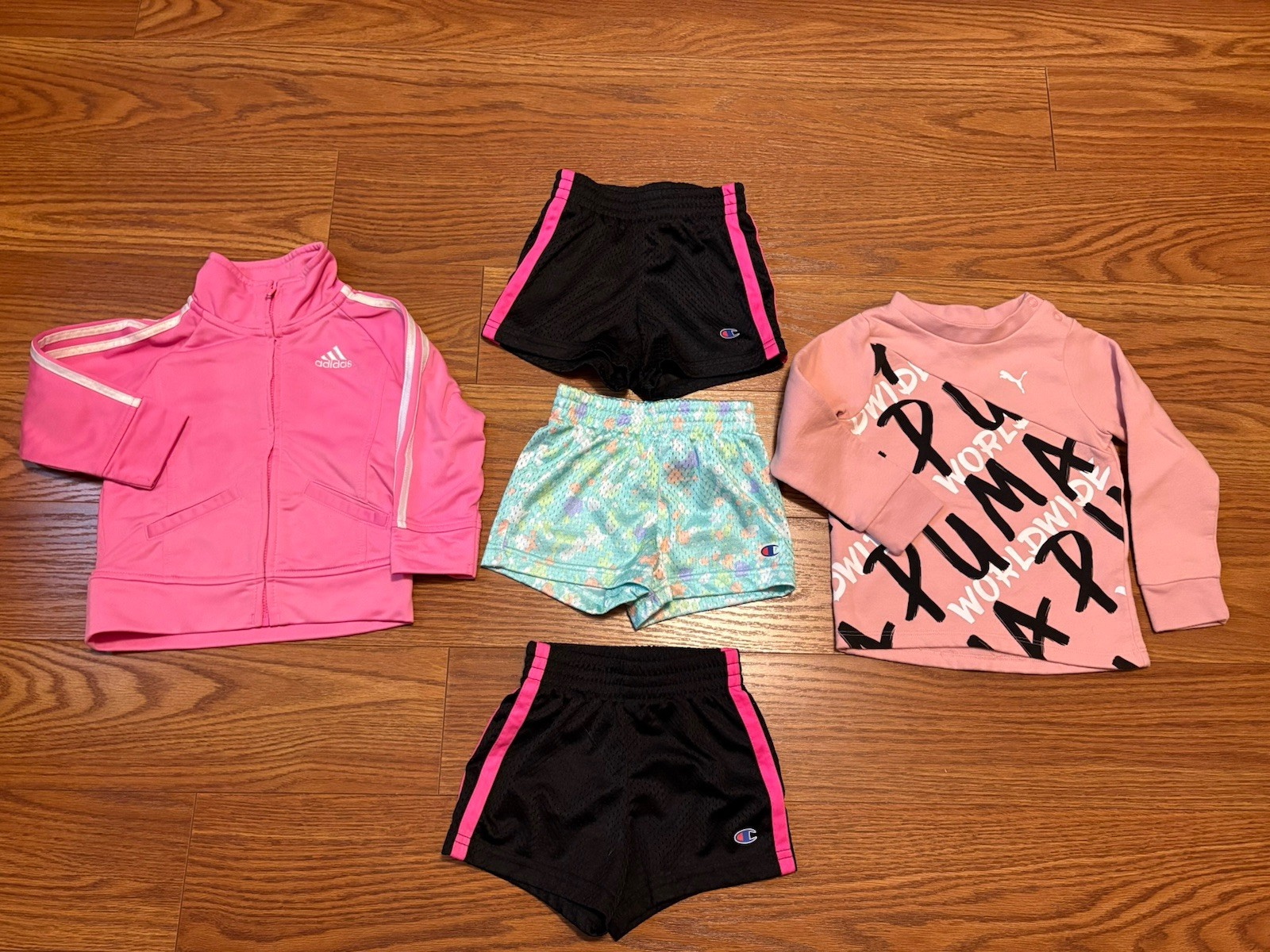 Adidas CHAMPION Puma Mixed Activewear Lot Baby Girl 18 Months