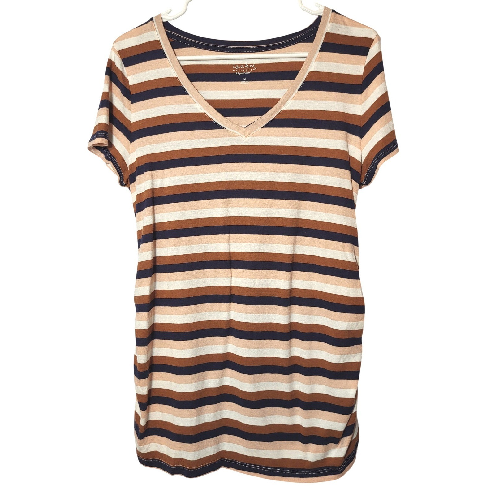 Maternity Bundle Med 2 Piece Blanqi Everyday Blue Legging Isabel Stripe T-Shirt